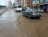 هطول أمطار متوسطة وخفيفة على محافظة الدقهلية.. صور