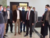 رئيس جامعة بنى سويف يتفقد عدد من المنشآت بشرق النيل