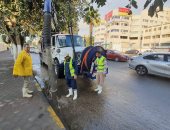 صور.. انتشار لمعدات رفع الأمطار بشوارع الجيزة لشفط المياه