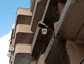 شكوى من عمود إنارة على وشك السقوط فى شارع السلام من بليس بالعجمى.. والحى يرد