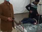 إصابة 11 شخصا فى حادث تصادم على طريق قلين دسوق بكفر الشيخ