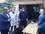 محافظة الجيزة توجه بتوفير المستلزمات الطبية اللازمة لمجابهة كورونا بمستشفى بولاق
