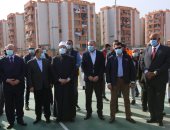 وزراء الرياضة والأوقاف والتنمية المحلية يتفقدون مركز شباب الأسمرات