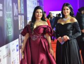 عبير صبرى ودينا ولميس الحديدى على ريد كاربت حفل دير جيست