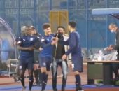 شاهد.. فرحة هيستيرية لـ"أحمد الشيخ" بعد هدفه في شباك الزمالك