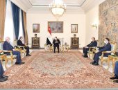 الرئيس السيسى يستقبل وزيري خارجيتي الأردن وفلسطين