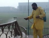 المقاولون يتصدى لكورونا بحملة تطهير شاملة قبل مواجهة النجم.. صور
