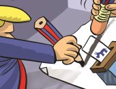ترامب وفيس بوك فى نزاع مستمر فى كاريكاتير إماراتى
