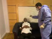 شاهد..ربيع ياسين يخضع لمسحة داخل الحجر الصحى بعد عودة منتخب الشباب من تونس