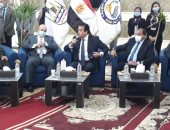 وزير التعليم العالى يصل جامعة بنى سويف لافتتاح مشروعات تعليمية وخدمية.. صور