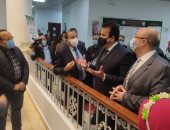 وزير التعليم العالى يفتتح مبنى اختبارات إلكترونية ومجمع خدمات بجامعة بنى سويف