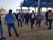 رئيس جهاز "دمياط الجديدة" يتفقد أعمال تنفيذ الموقف الغربى لسيارات الأجرة بالمدينة