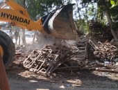 محافظة الإسكندرية تشن حملاتها المكثفة لإزالة الإشغالات بالأحياء المختلفة