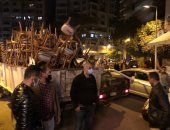 حى الدقى يزيل 355 إشغالاً ويصادر 107 شيشة بالمقاهى المخالفة