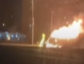 لحظة انفجار شاحنة تحمل صهاريج غاز على طريق بمدينة نيويورك.. فيديو