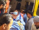 نقل سيدة المنوفية للمستشفى لعلاجها من السمنة المفرطة تنفيذا لتوجيهات الرئيس
