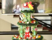 وزارة البيئة تصمم شجرة "كريسماس" من المخلفات احتفالًا بعام 2021.. صور