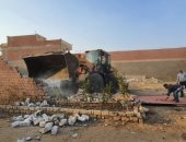 محافظة الجيزة تزيل 25 حالة بناء مخالف وتعديات على أراضٍ زراعية وأملاك الدولة