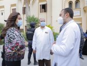 محافظ دمياط تتفقد مستشفى الأمراض الصدرية وتطالب بالتأكد من سلامة خزان الأكسجين