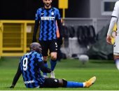 إنتر ميلان يفقد لوكاكو ضد سامبدوريا فى الدوري الإيطالي للإصابة 