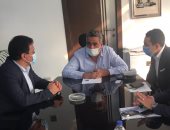 شاهد.. الاجتماع الأول بين حسام البدرى واللجنة الثلاثية باتحاد الكرة