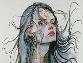 "غادة" تشارك صحافة المواطن عددا من اللوحات والبورتريهات