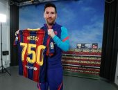 ميسى: فخور بالوصول إلى 750 مباراة بقميص برشلونة