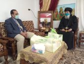 محافظ شمال سيناء والقيادات الأمنية يهنئون الأقباط بعيد الميلاد