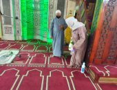 الأوقاف تواصل حملات تعقيم المساجد استعدادا لصلاة الجمعة