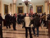 إغلاق مبنى الكونجرس الأمريكى بعد اقتحام أنصار ترامب للكابيتول.. فيديو