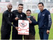 الزمالك يستقبل أحد أصحاب الهمم فى التدريب.. صور