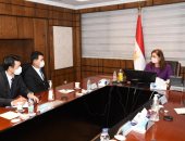 وزيرة التخطيط والتنمية الاقتصادية تستقبل السفير الكوري بالقاهرة 