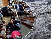 العالم هذا المساء.. 40 صورة توثق ليلة الفوضى فى الكونجرس.. آثار كارثية لانهيار جليدى ابتلع مئات المنازل فى النرويج.. ولقطات جوية لانهيار جناح كامل من فندق إيطالى نتيجة انزلاق أرضى.. فيديو وصور