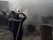 7 سيارات إطفاء تسيطر على حريق مصنع زيوت بمنطقة أطفيح دون إصابات.. صور
