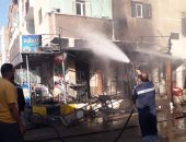 السيطرة على حريق بأحد المطاعم فى مدينة سفاجا دون إصابات.. صور