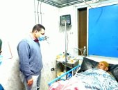 وكيل صحة المنوفية يراقب منظومة الأكسجين بمستشفى الشهداء المركزى