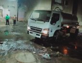 رفع تراكمات القمامة بالإسكان الاجتماعى بشبين القناطر وتحرير 47 محضر إشغالات