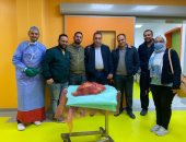 استئصال ورم خبيث يزن 30 كجم لمريض بمعهد جنوب مصر للأورام جامعة أسيوط