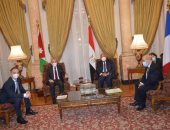 انطلاق اجتماع رباعى لوزراء خارجية مصر والأردن وفرنسا وألمانيا بالقاهرة لتحريك جهود السلام