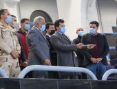 وزير الرياضة يتفقد استاد القاهرة ويشهد بروفة افتتاح مونديال اليد .. صور