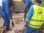 مجلس مدينة العريش يستعد لسقوط الأمطار بحملة تنظيف لخطوط الصرف  