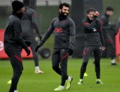 محمد صلاح يستعد مع ليفربول لموقعة مانشستر يونايتد بالدوري الإنجليزى