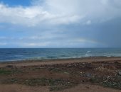 قوس قزح يزين سماء الإسكندرية فى أول أيام الفيضة الكبرى.. فيديو وصور