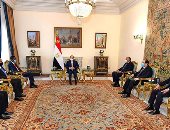 الرئيس السيسى يستقبل عضو مجلس السيادة الانتقالى السودانى على رأس وفد رفيع