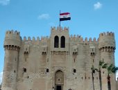 "آثار الإسكندرية": قلعة قايتباى لم تتأثر بنوة الفيضة بسبب مشروع الحماية.. صور
