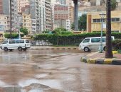 سقوط أمطار على شوارع الإسكندرية خلال الساعات الأولى من صباح اليوم.. فيديو وصور