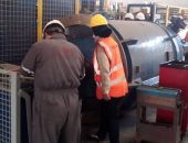 شركة مياه القناة: إجراء أول اختبار للمحركات العملاقة داخل محطات الصرف.. صور