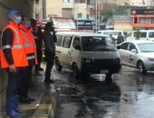 رئيس شركة الصرف الصحى بالاسكندرية يتابع أعمال سحب مياه الأمطار أثناء نوة الفيضة