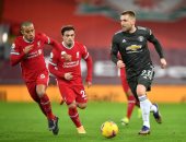 ليفربول ضد مانشستر يونايتد .. لوك شاو: جئنا للفوز وغير راضين عن التعادل