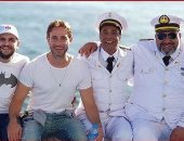 بيومى فؤاد قبطان بحرى في فيلم "تماسيح النيل"
